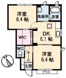 サンセール　B棟の物件間取画像